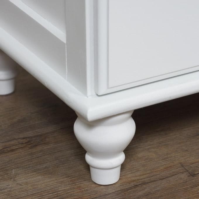 だーふく　白家具　ヨーロピアン調　チェスト　5段7杯　幅80ｃｍ