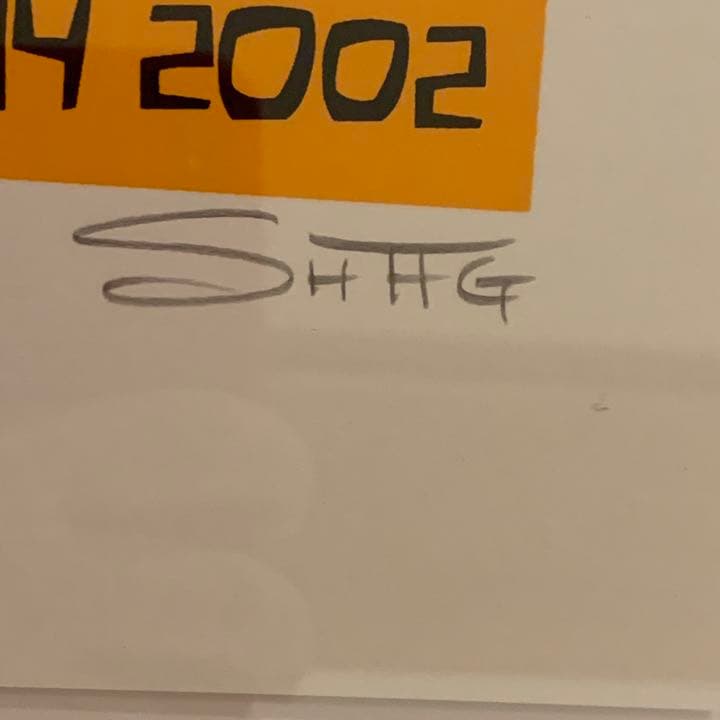 貴重　Shag シャグ シルクスクリーンポスター　ナンバーリング. #004