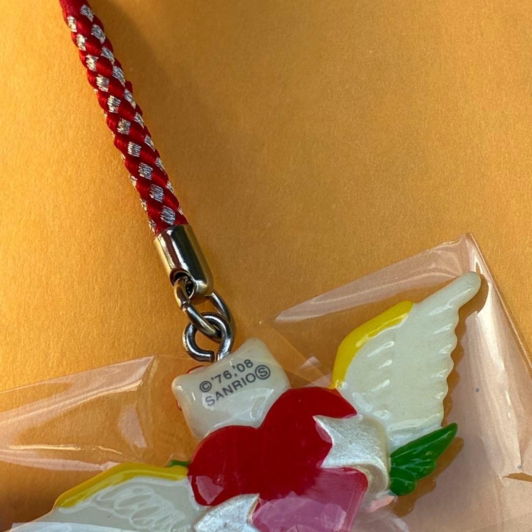 ★激レア★ハローキティ タトゥーKT LOVE 天使の羽 羽根 ストラップ 根付