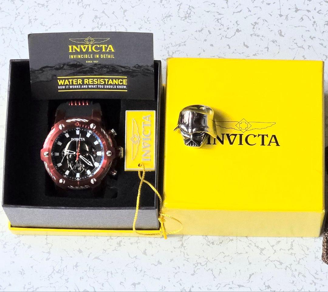 INVICTA StarWarsダース・ベイダー時計&ダース・ベイダー指輪セット