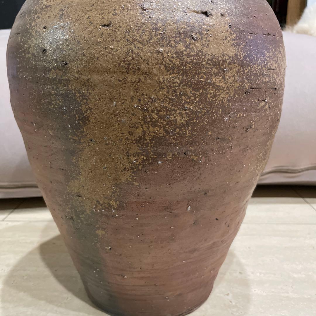 古備前 三耳壺 陶芸 アンティーク 備前焼　コレクション