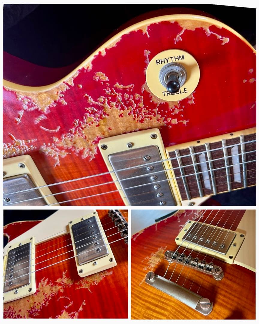 ハードエイジド ギブソンレスポールスタンダードレプリカ/ フレイムメイプルトップ