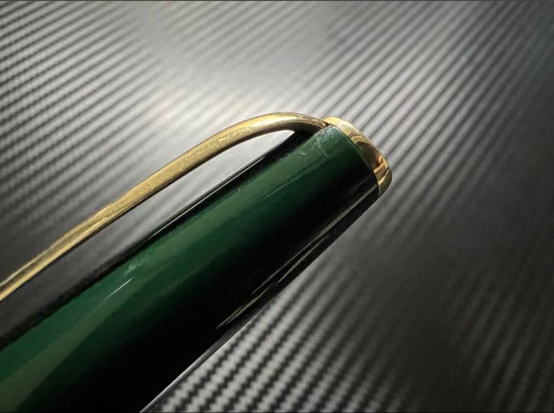 極美品 モンブラン ジェネレーション 万年筆 オリーブグリーン F 細字