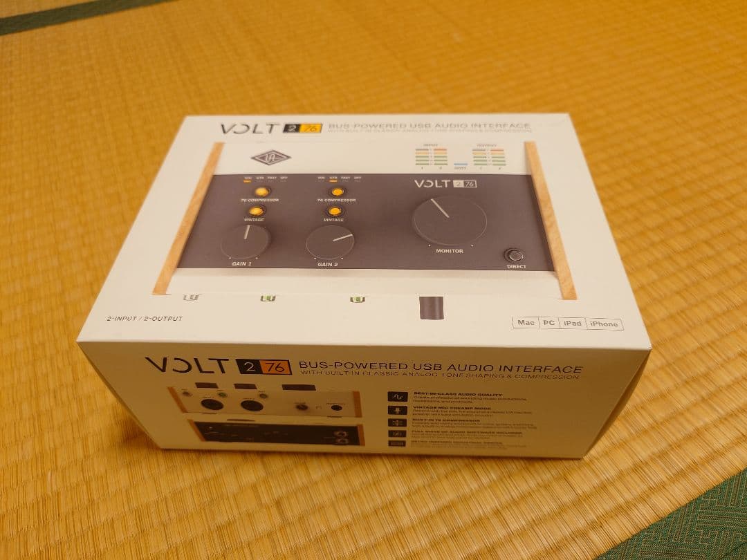 UniversalAudio Volt276 オーディオインターフェイス