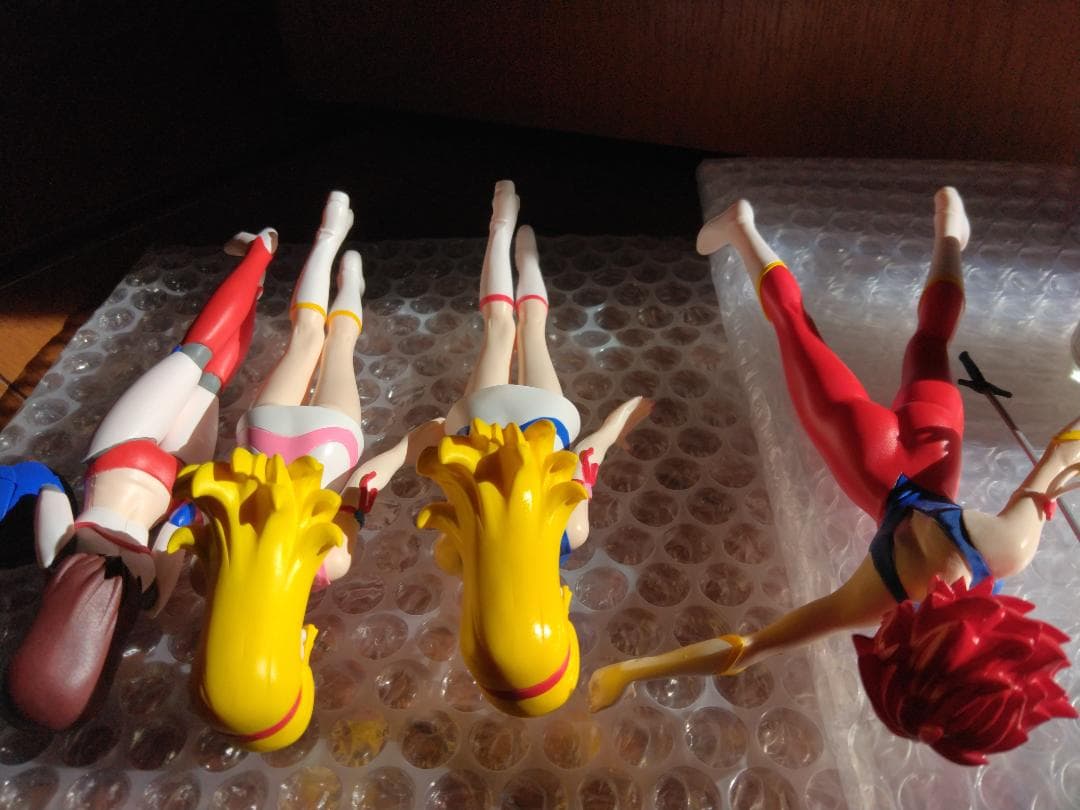 ハセガワ プラモデル キューティーハニー レイナ　4体セット　完成品