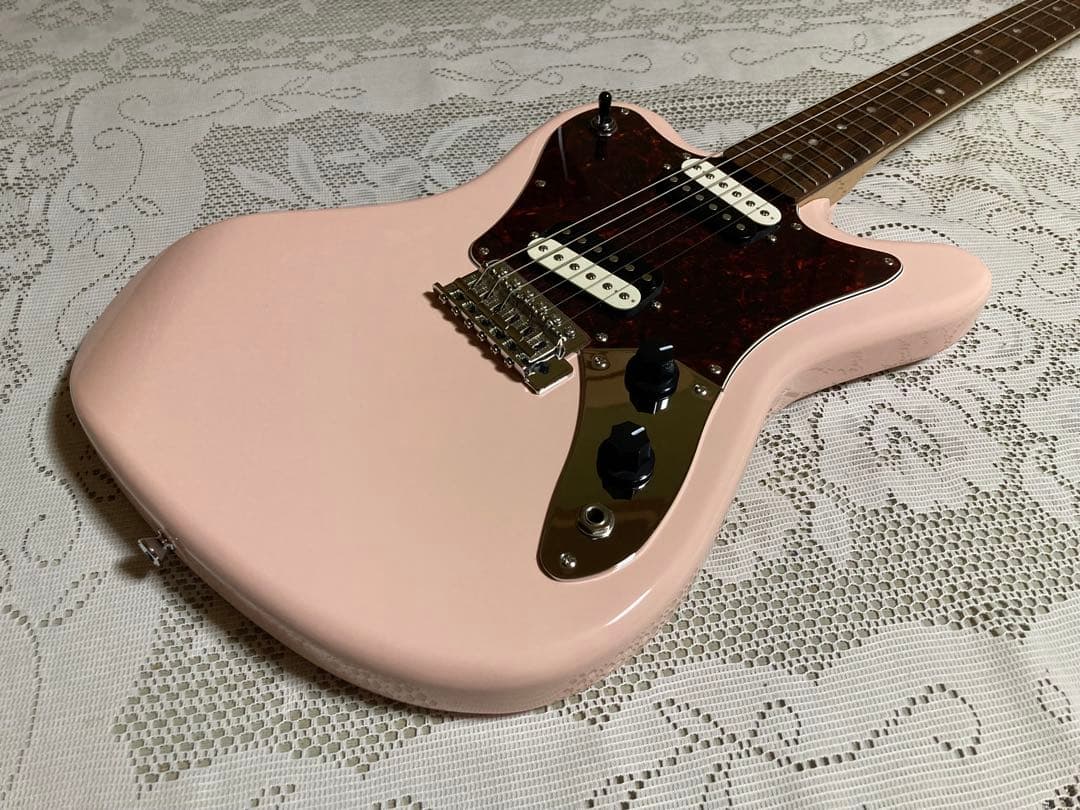ギター Squier by Fender Super-Sonic Shell Pink