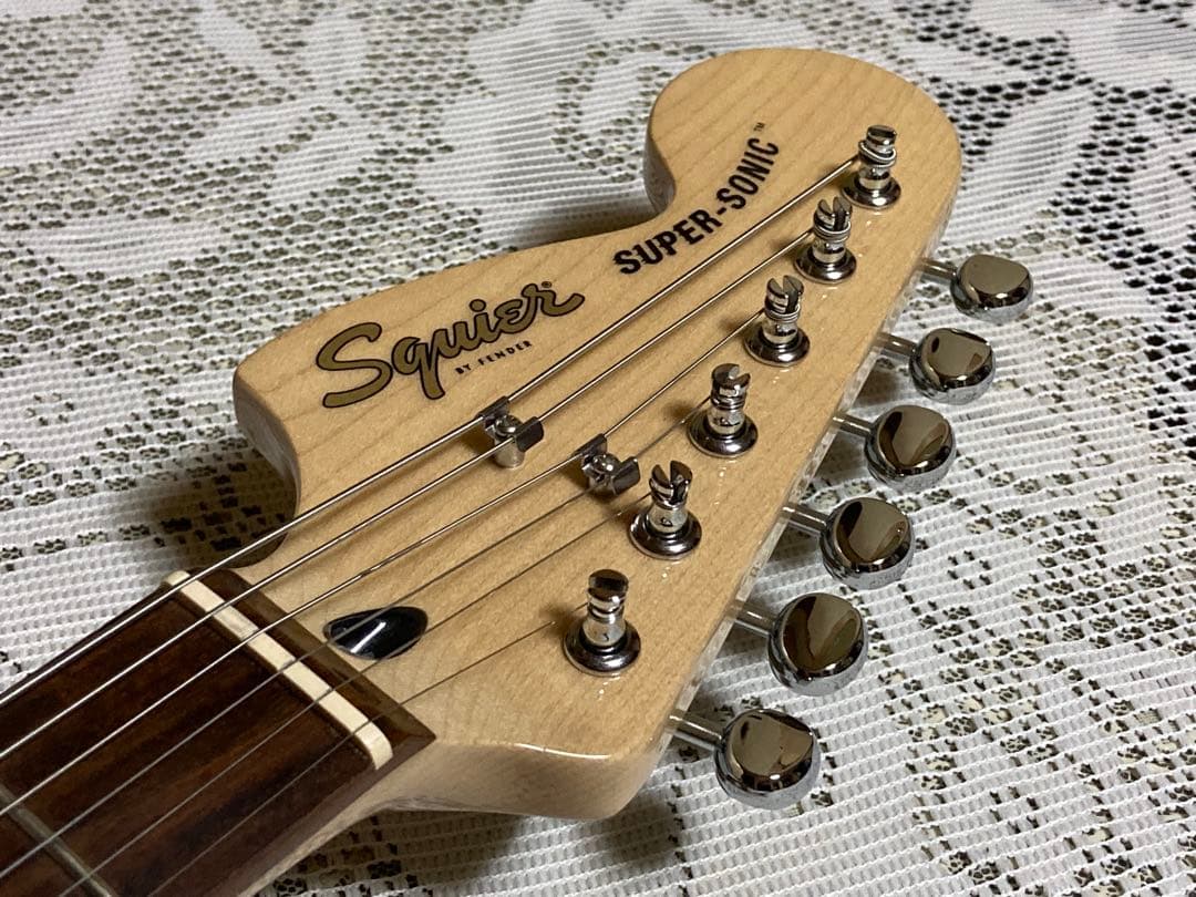 ギター Squier by Fender Super-Sonic Shell Pink