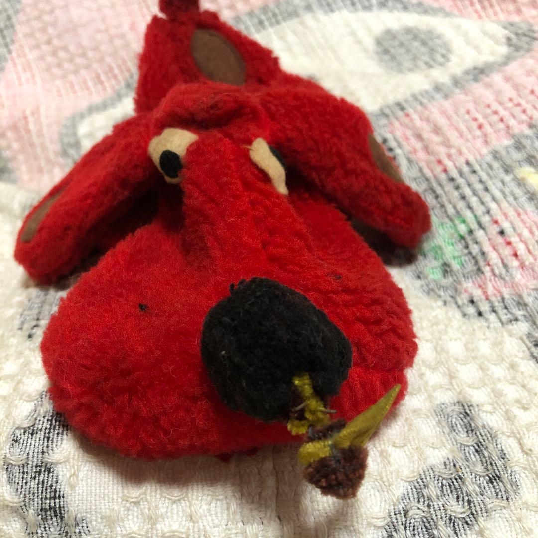 サンリオの初期　山梨シルクセンター　犬　ぬいぐるみ　昭和レトロ　ヴィンテージ