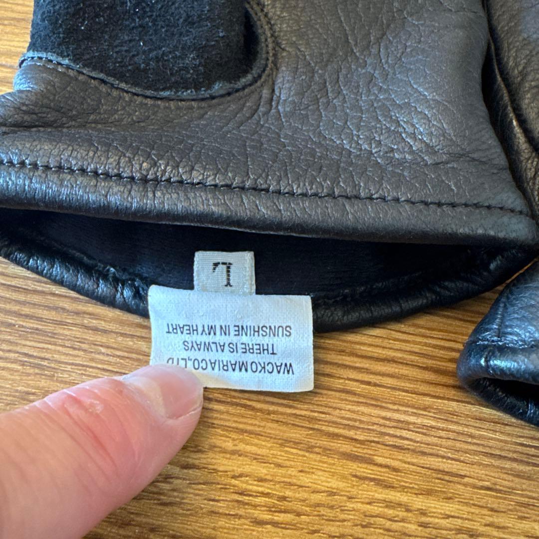値下げ wackomaria レザーグローブ Lsize