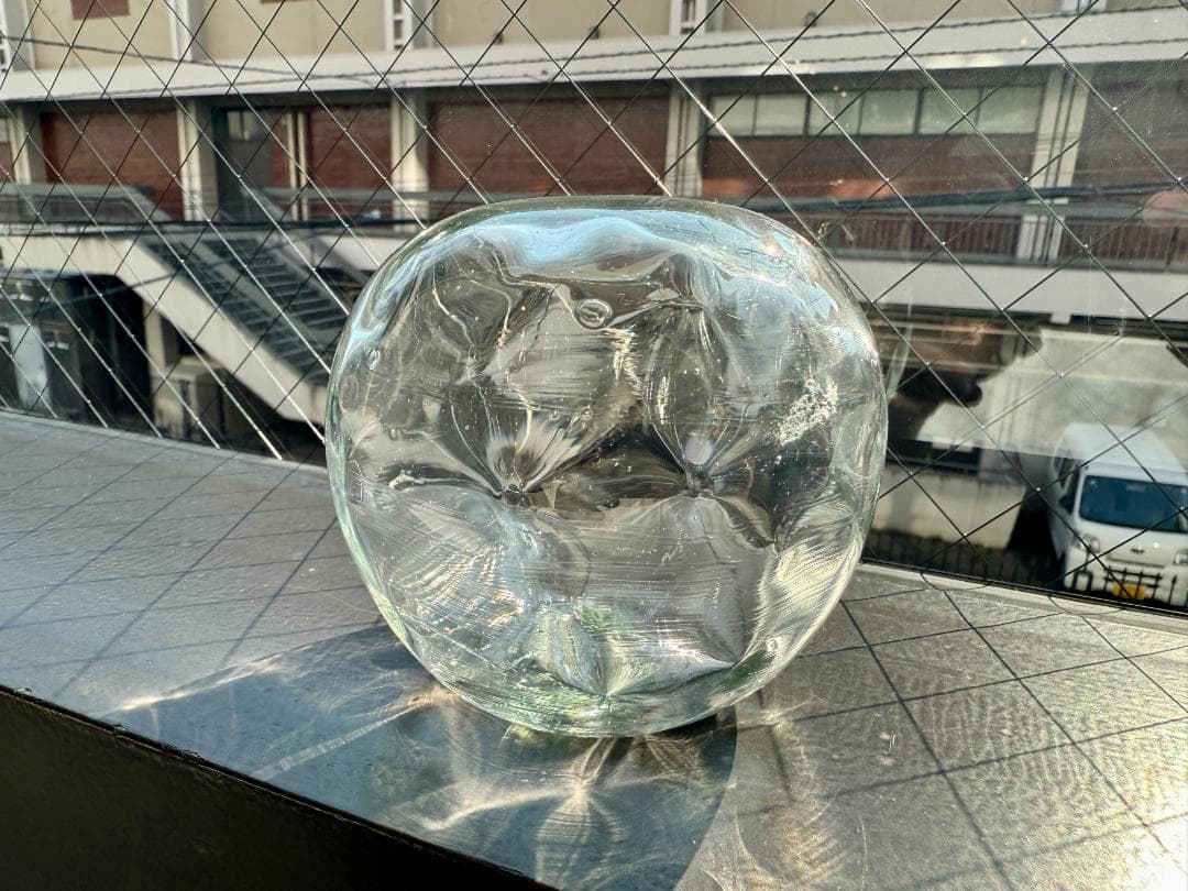 おおやぶみよ ガラスボールオブジェB