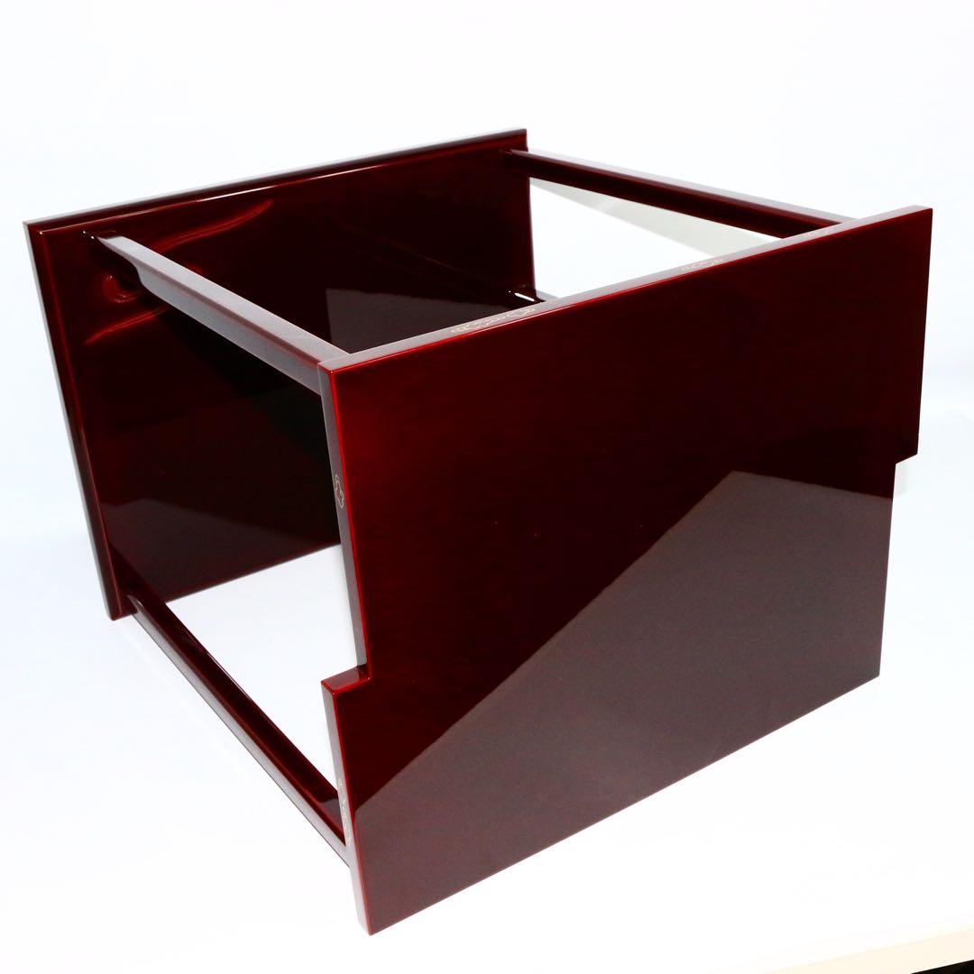 輪島塗 茶平一斎 造 鵬雲斎好 山雲棚 共箱 骨董 飾棚 木製 煎茶道具 茶棚