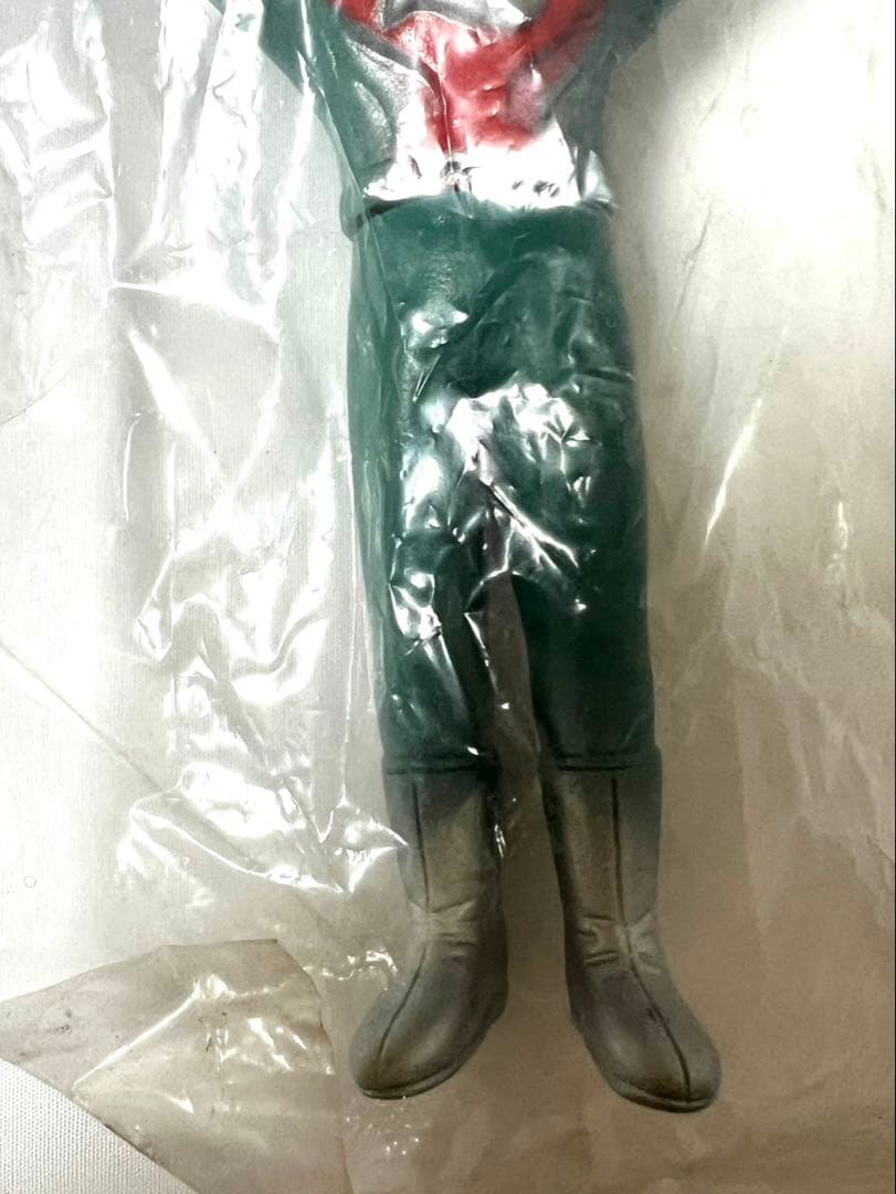 仮面ライダー ストロンガー ソフビ バンザイポーズ 無版権（ポピー 旧バンダイ