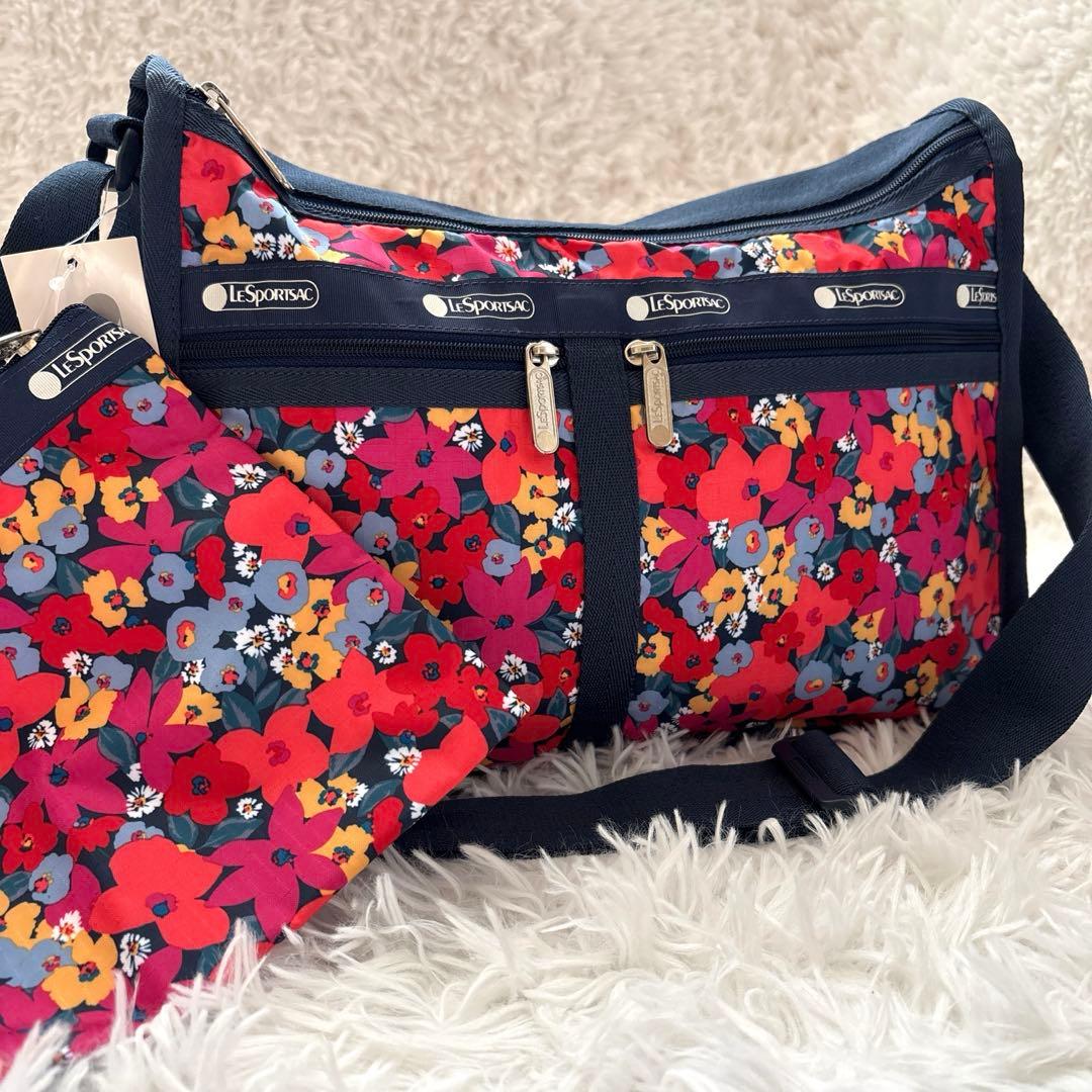 LeSportsac ショルダーバッグ ポーチ付き