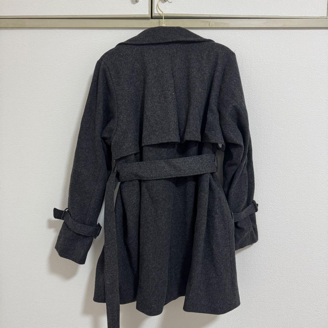 2way/スタンドカラーミドルコート NICE CLAUP