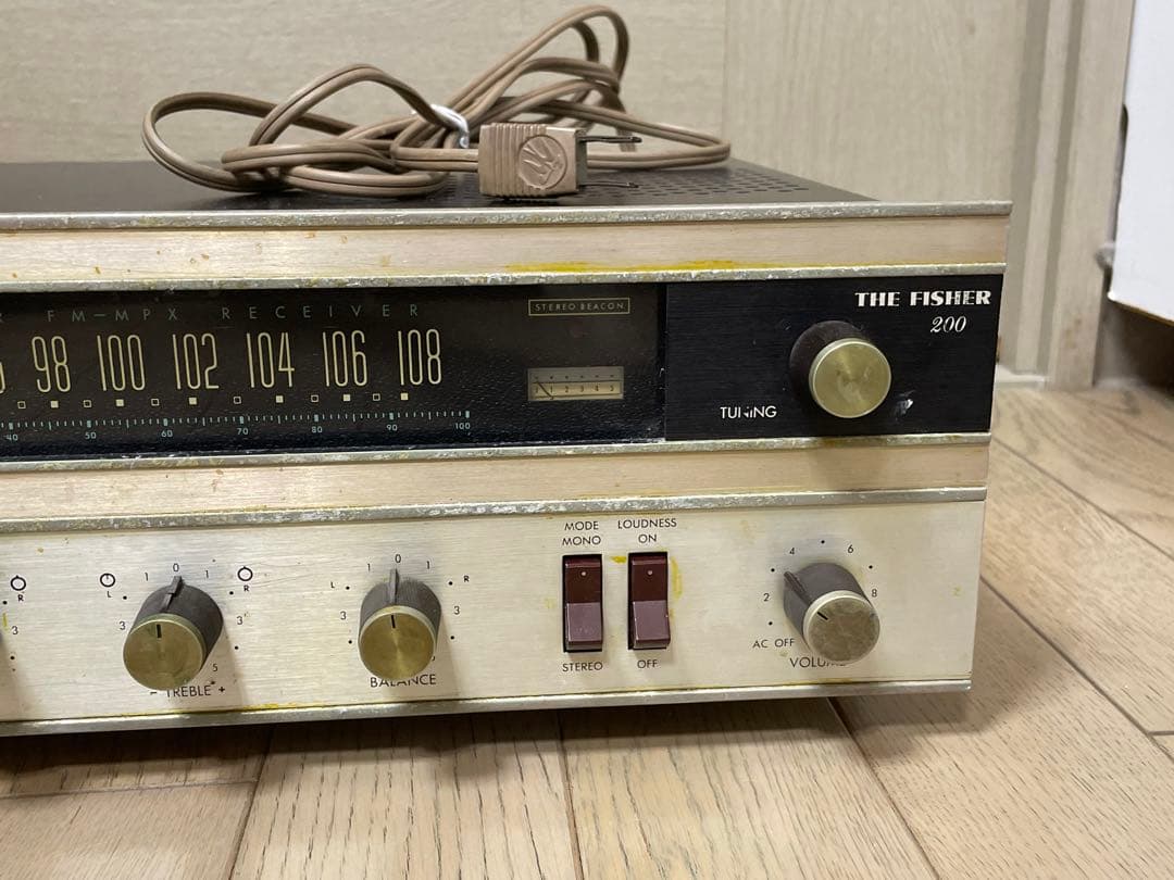 The Fisher フィッシャー 200-Tレシーバーアンプ　アメリカ60’s