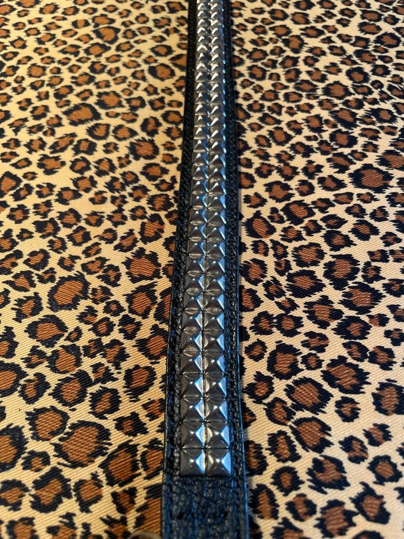 スタッズ　犬　首輪　小　ハーネス　本革