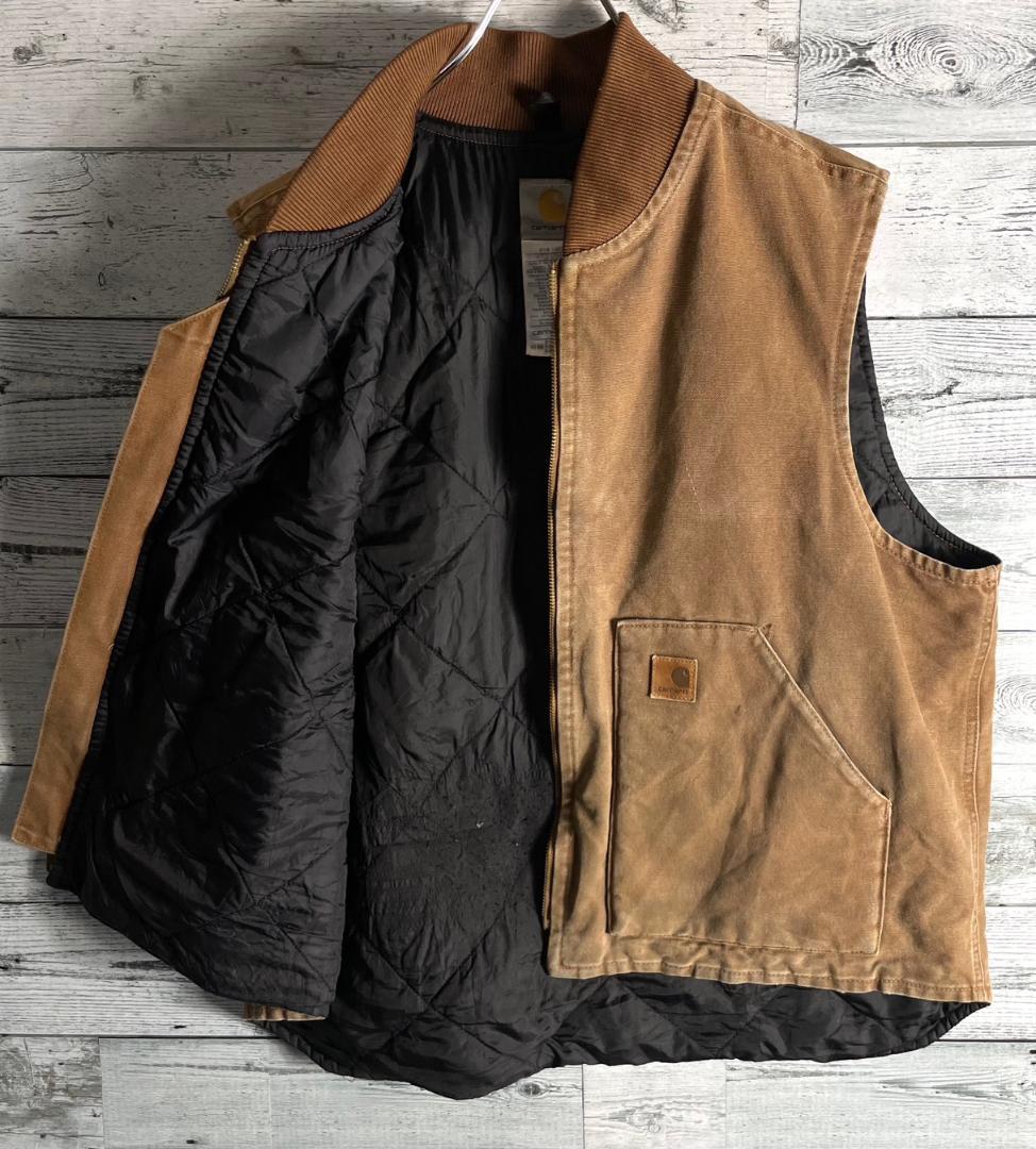 【メキシコ製】カーハート　ダックベスト V02 USA規格　メンズXL