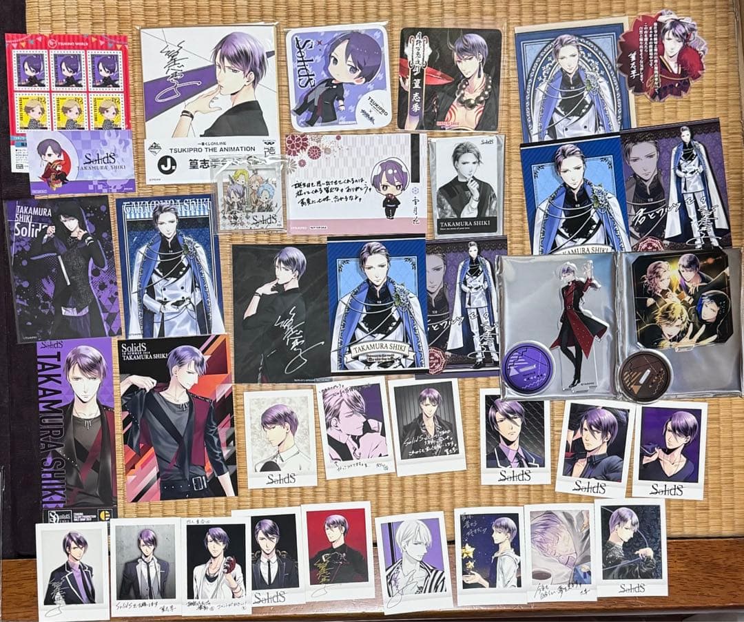 【まとめ売り】 ツキプロ SQ SolidS 篁志季 缶バッジ アクスタ