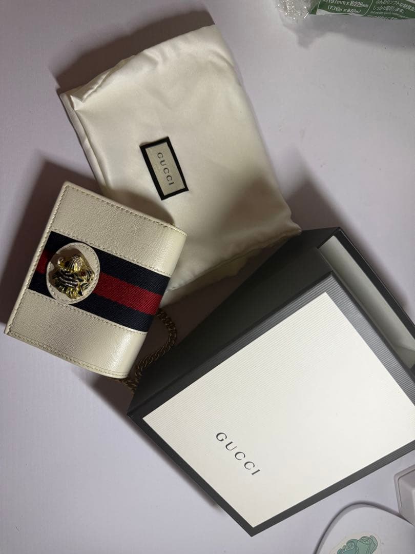 M*様 【財布】GUCCI グッチ ラジャ チェーン コンパクトウォレット