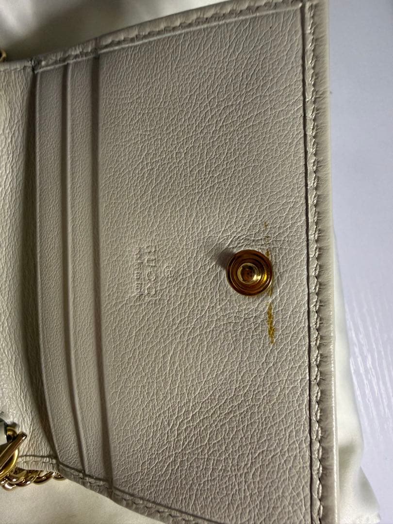 M*様 【財布】GUCCI グッチ ラジャ チェーン コンパクトウォレット