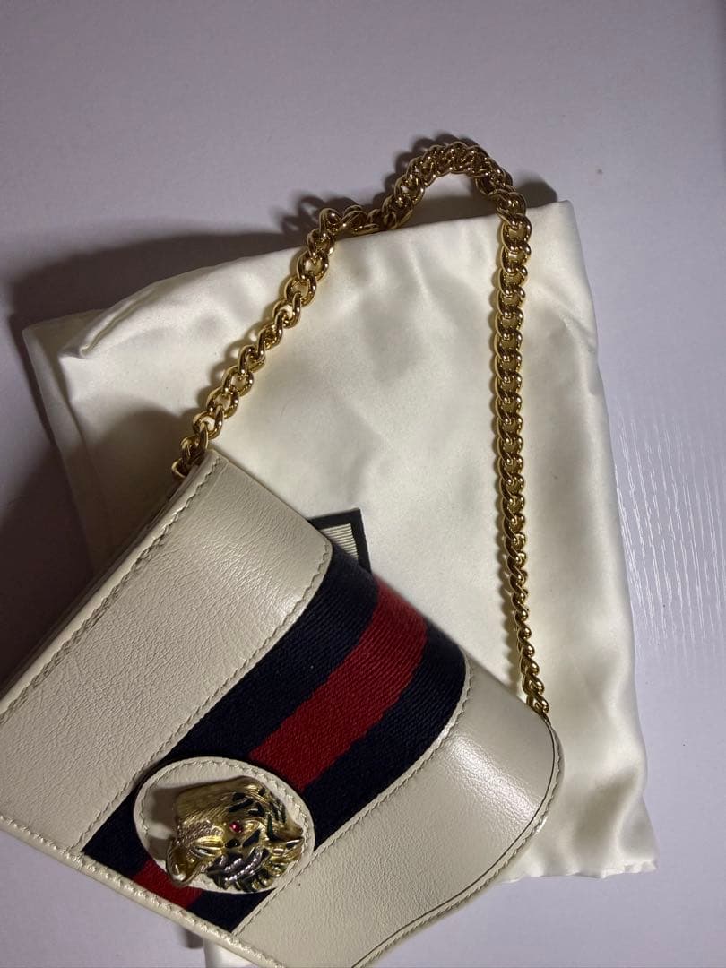 M*様 【財布】GUCCI グッチ ラジャ チェーン コンパクトウォレット