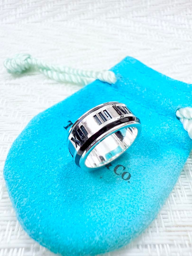 ティファニー TIFFANY アトラスリング 11号 チタン TI 925 指輪