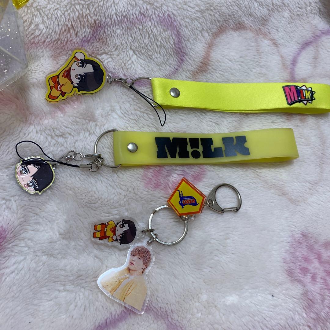 M!LK 初代　ミルクラスタル ペンライト　ストラップ付き　吉田仁人