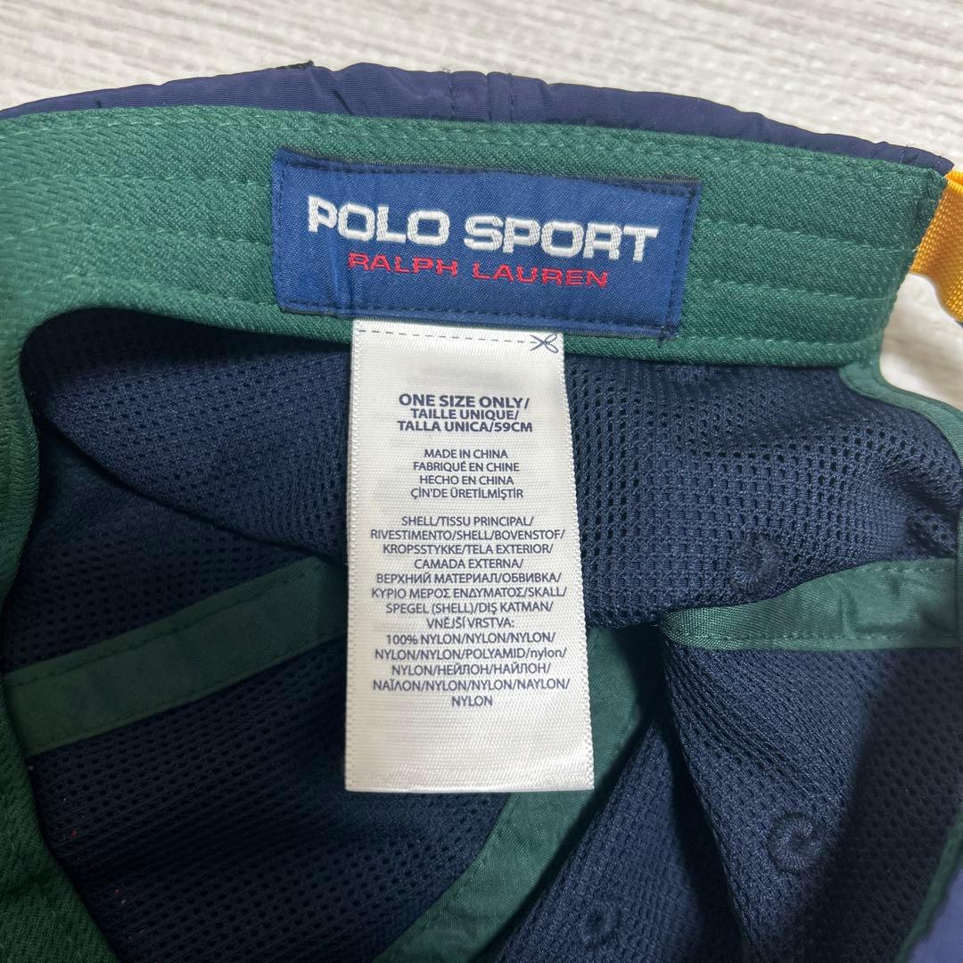 【復刻】POLO SPORT ナイロンキャップ　極美品