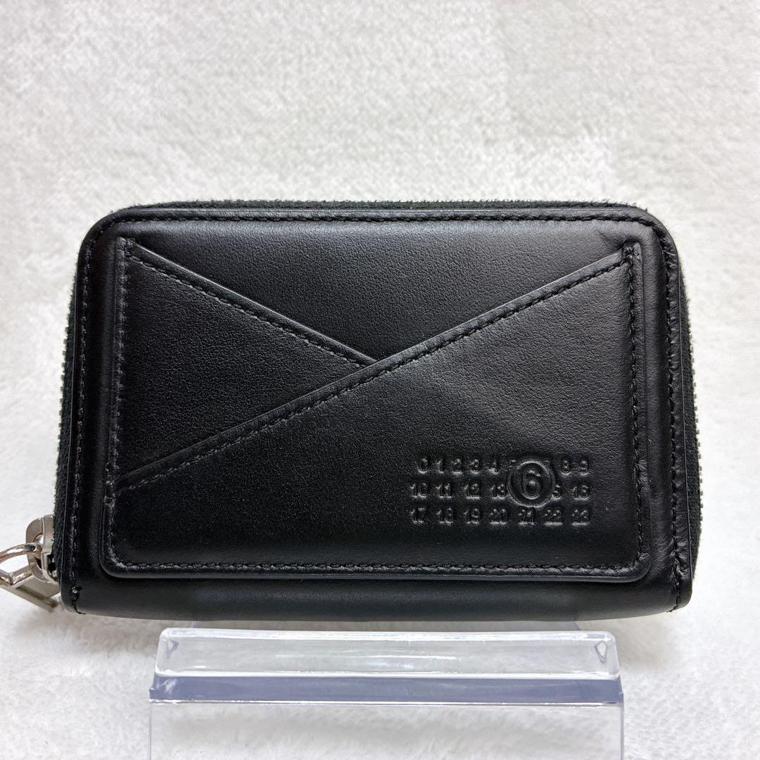 MM6 Maison Margiela ケース　ラウンドジップ　ブラック