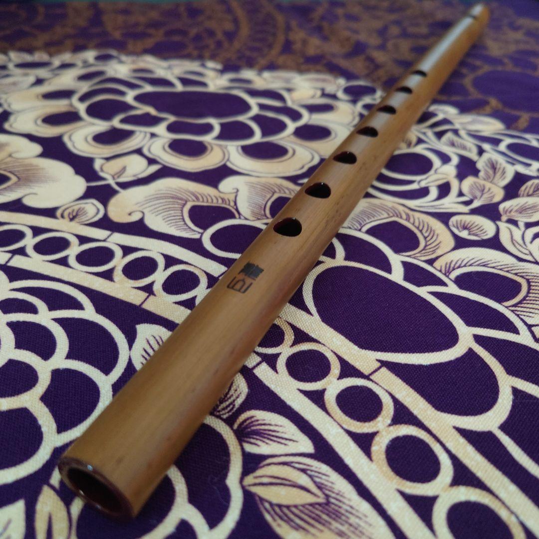 篠笛　古典調　三本調子　拭漆