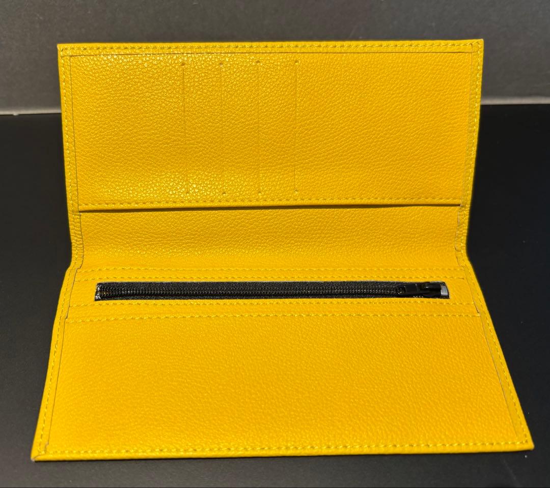 皇居の長財布　（黄色）