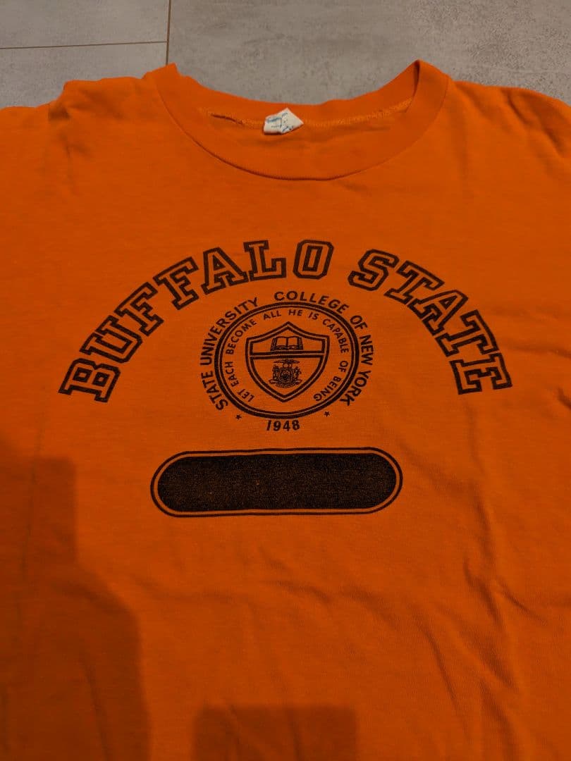 70s Champion BUFFALO STATE Tシャツ XL バータグ