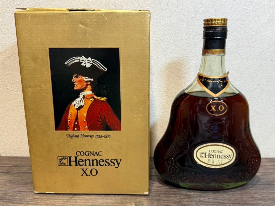 【未開封品】希少★Hennessy X.Oヘネシー　コニャック　古酒　ブランデー