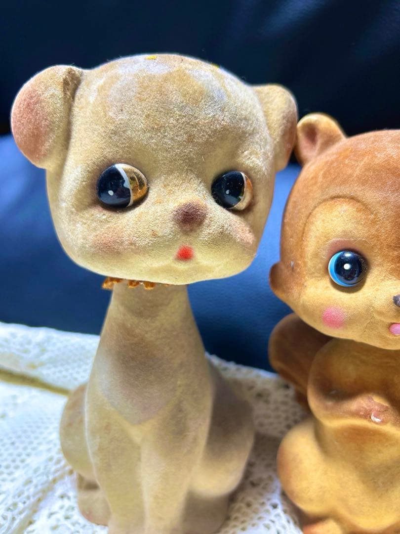 蚤の市　アンティークドール　置物　貯金箱