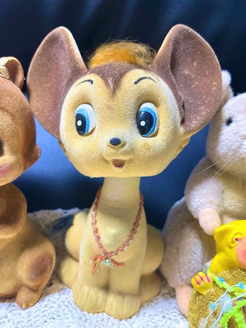 蚤の市　アンティークドール　置物　貯金箱