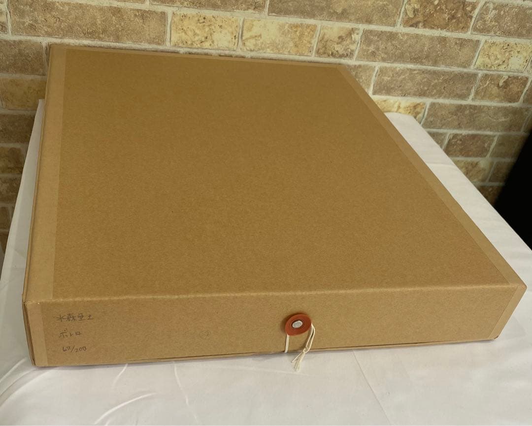 【未使用】水森亜土　「ボレロ」　版画　アーカイバル　限定200点　額縁入り