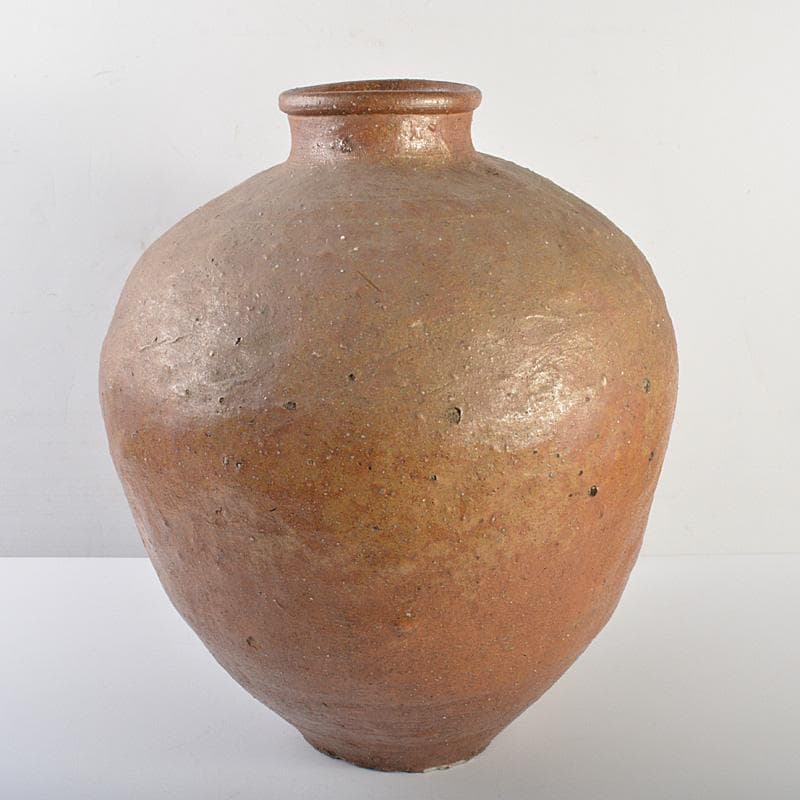 信楽焼　古信楽　種壺　高さ約45cm　C　R7460F