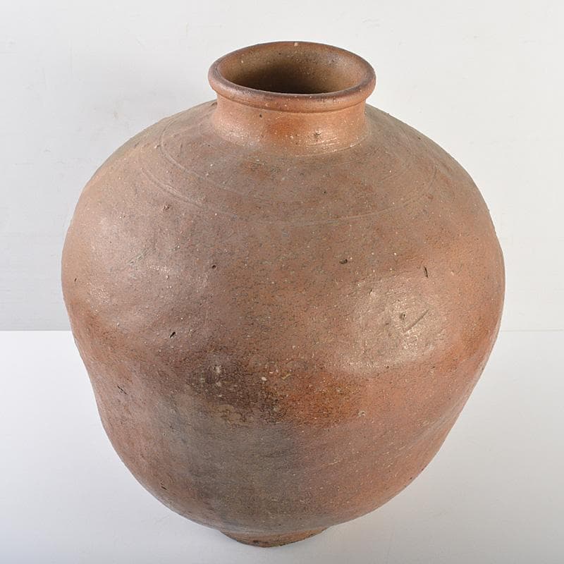 信楽焼　古信楽　種壺　高さ約45cm　C　R7460F