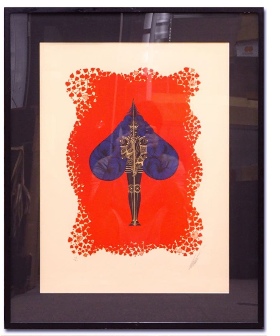 アール・デコの巨匠【Erte/エルテ】作 90部限定スペード エース サイン