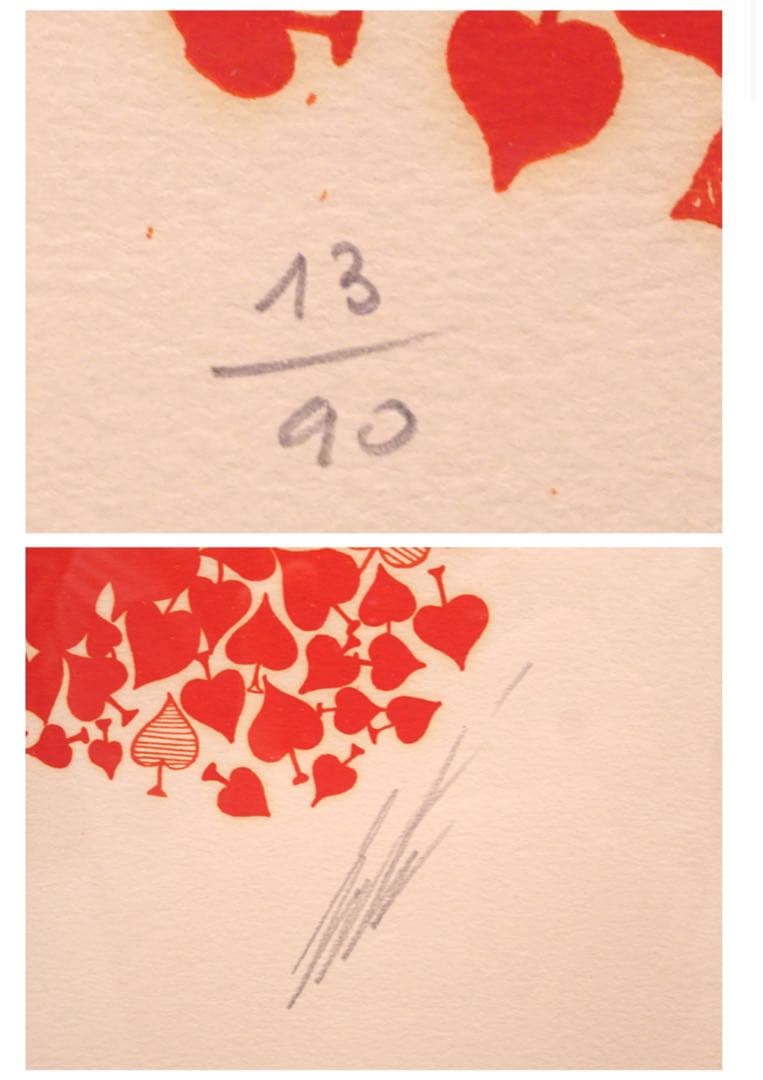 アール・デコの巨匠【Erte/エルテ】作 90部限定スペード エース サイン