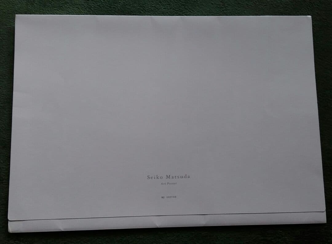 松田聖子　アートポスター　シリアルナンバー入り