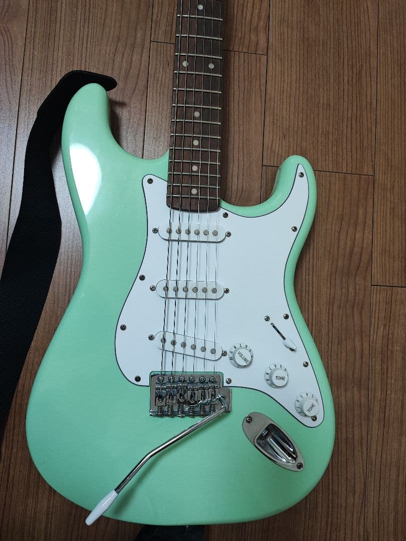 スクワイアー エレキギター ミントグリーン ストラト squier