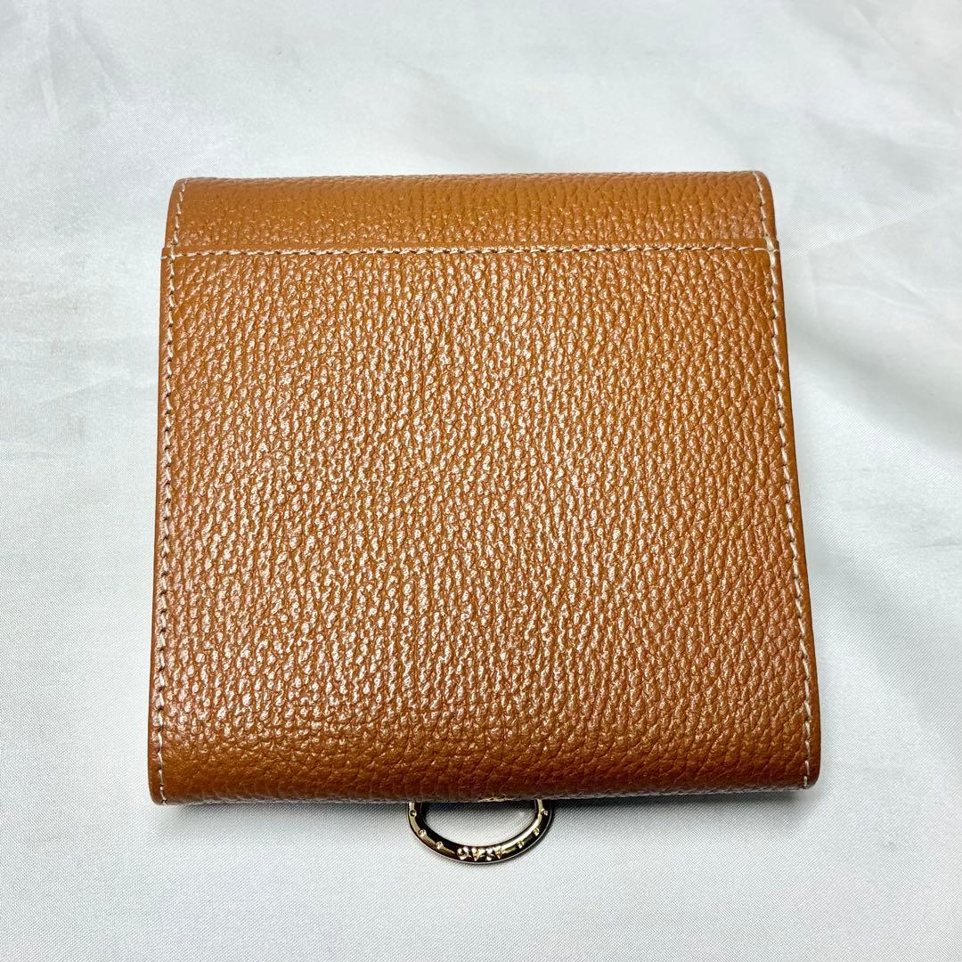 【極美品】 アタオ　rotolo ロトロ 二つ折り財布 シボ革 馬車 キャメル