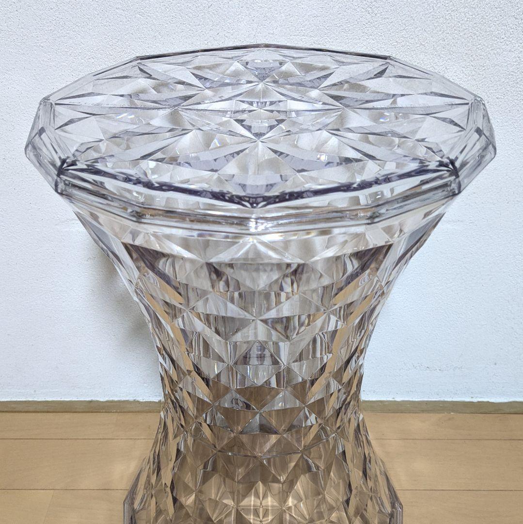 美品 Kartell STONE カルテル ストーン スツール クリスタル ④
