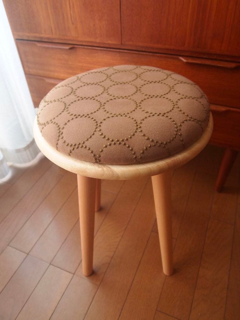 piroroさん専用 ミナペルホネン ハンドメイド ラウンドスツール 生地 椅子