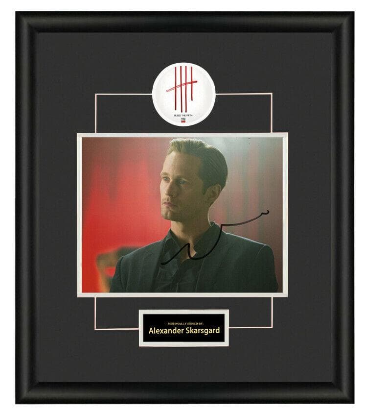 直筆サイン入り写真 アレクサンダースカルスガルド トゥルーブラッド SA鑑定済