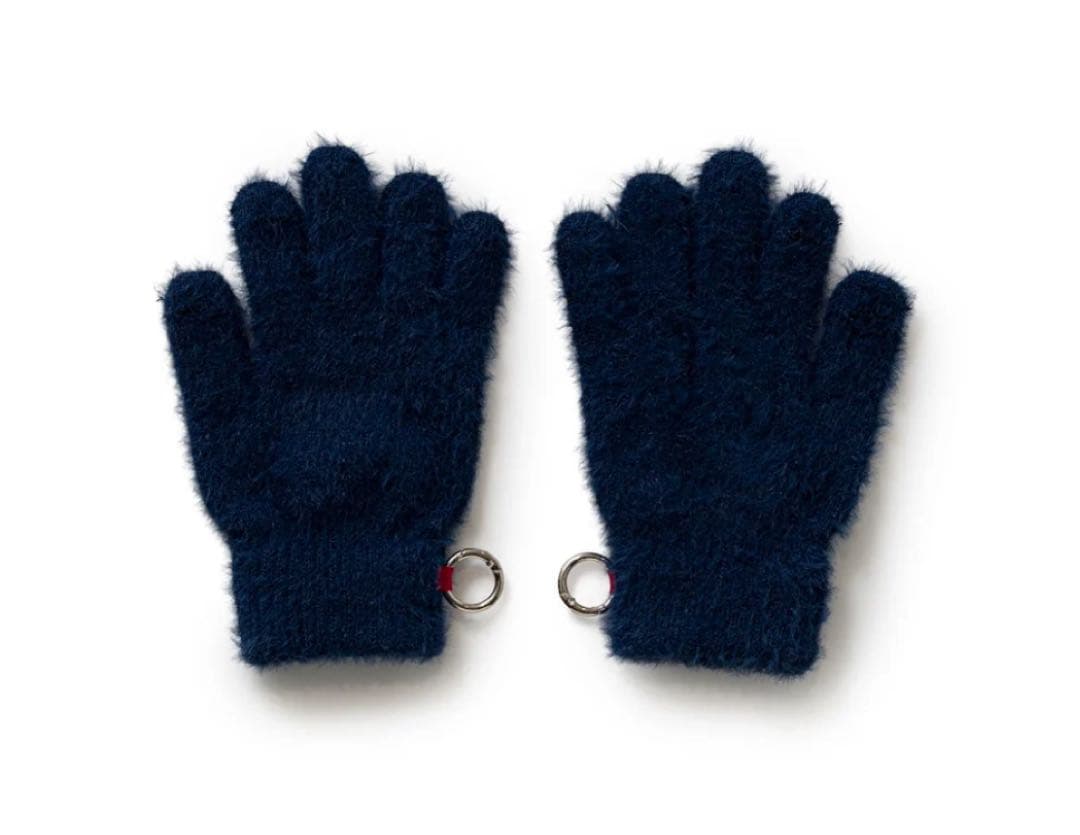 小物 GuruGuru Hairy Gloves (NAVY)