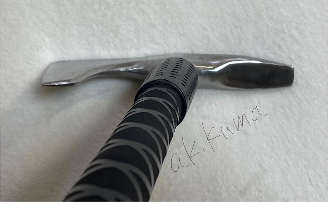 材割り用採集斧　両手斧　ロング　レッド