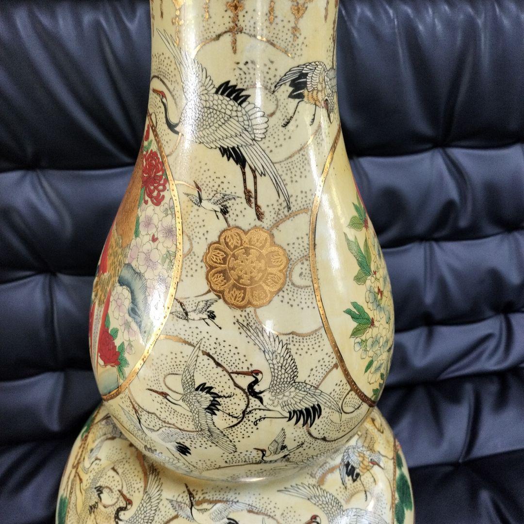 薩摩焼 61cm 瓢箪 飾り壷 骨董 アンティーク