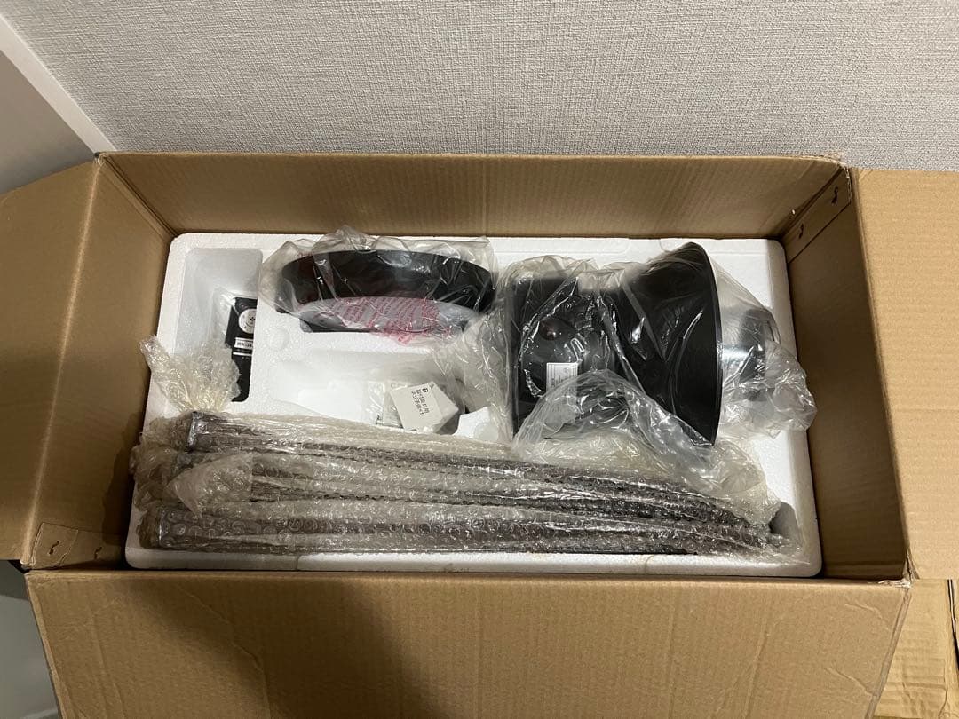 Jabalia シーリングファン LEDライト付き